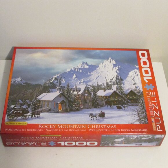 Eurographics Puzzle 1000 pieces, Rocky Mountain Christmas - Picture 2 of 5